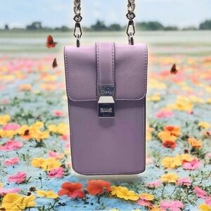 izzy ali ami lavender crossbody phone mini purse/wallet